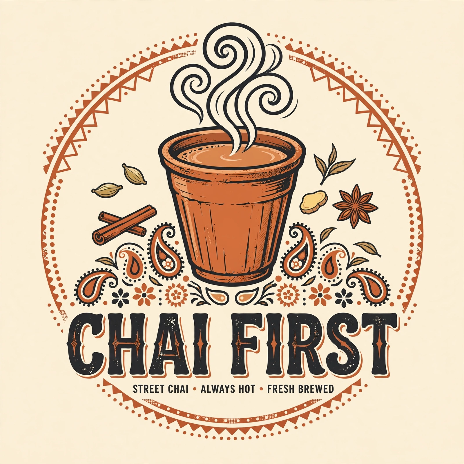 CHAI FIRST kulhad chai design